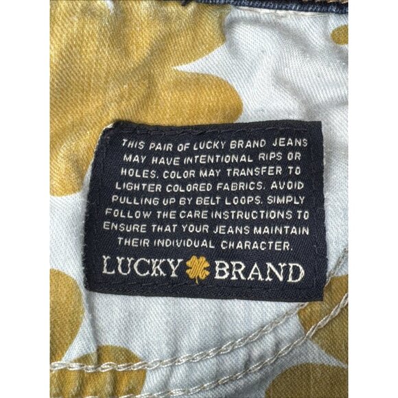 Lucky Brand Pants Womens 6 28 Sofia Skinny Jeans Stretch Denim Dark Mid 30x31 - Picture 15 of 15